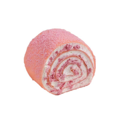 草莓毛巾卷蛋糕白底头像