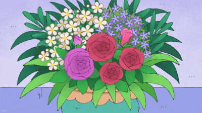 花卉摆件