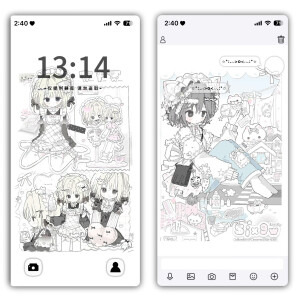 可爱动漫壁纸套图
©six9w