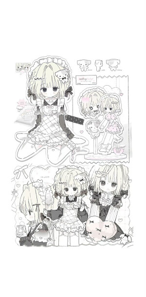 可爱动漫壁纸套图
©six9w