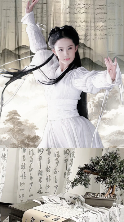 刘亦菲壁纸 组图 拼贴 原创 