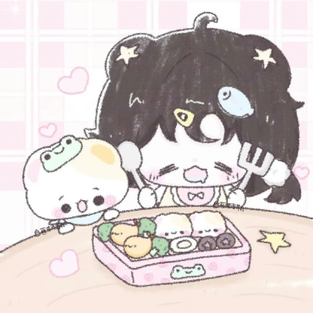 粉色系动漫女头