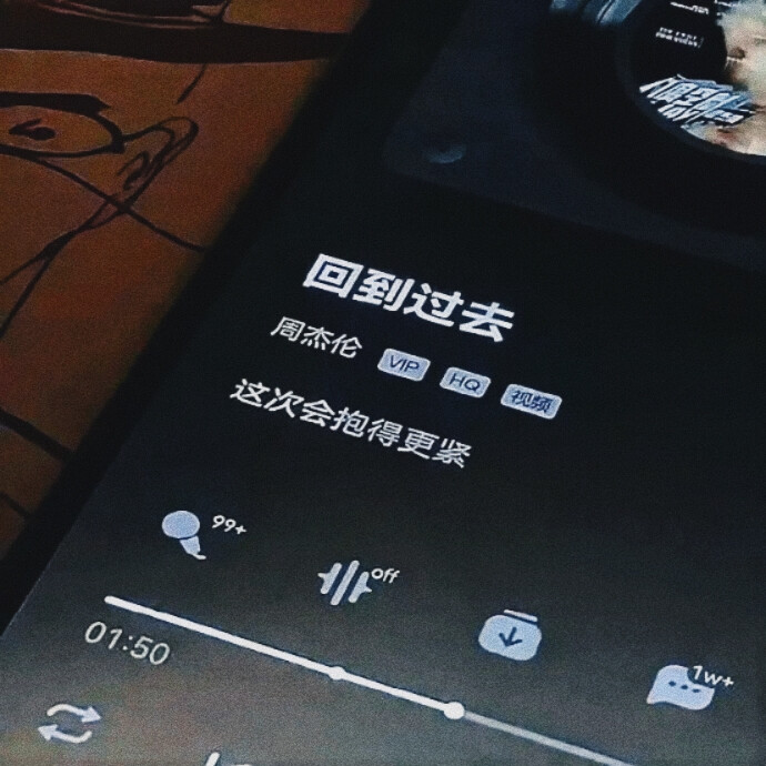 秋天的夜凋零在漫天落叶里，好像回到过去和你接吻的日子。