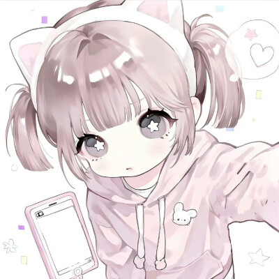 粉色系动漫女头