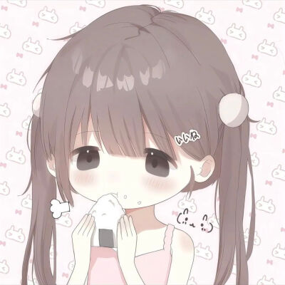 粉色系动漫女头