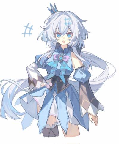 画师：@uwasewaaaau
平台：twitter
崩铁
三月七 长夜月 流萤 刻律德菈 风堇