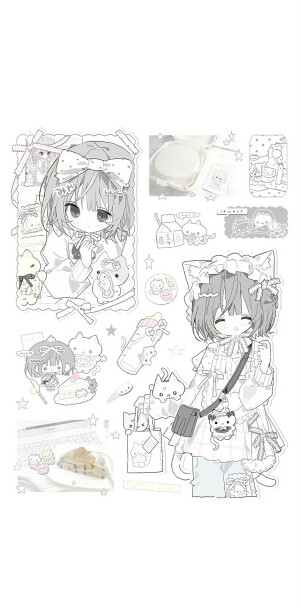 可爱动漫壁纸套图
©six9w