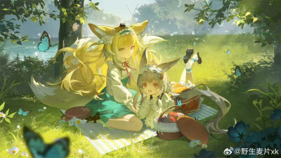 【铃兰&温米】
x：野生麦片