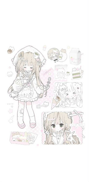 可爱动漫壁纸套图
©six9w