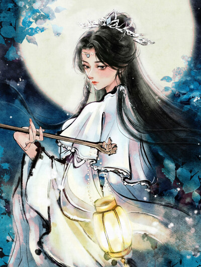 诛仙 陆雪琪
图源微博：盈月凌空
#国漫#诛仙#同人