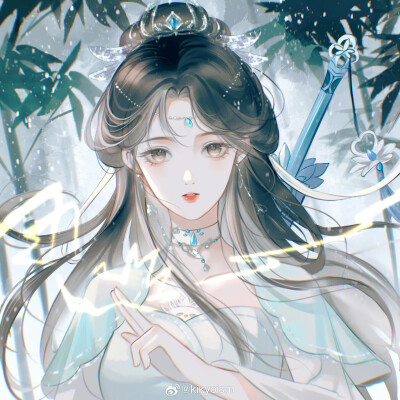 诛仙 陆雪琪
图源微博：kikyoism
#国漫#诛仙#同人