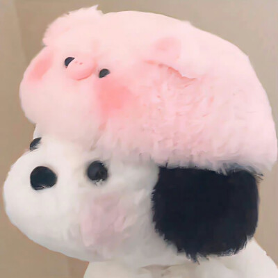 毛绒情侣头像