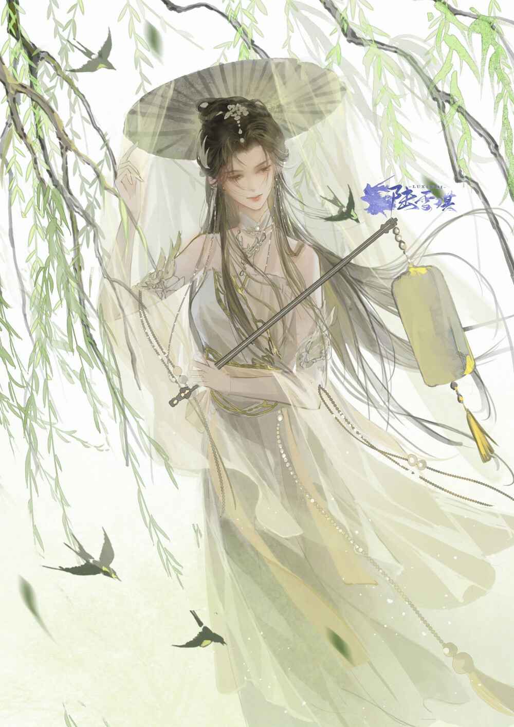 诛仙 陆雪琪
图源微博：陆雪琪同人页