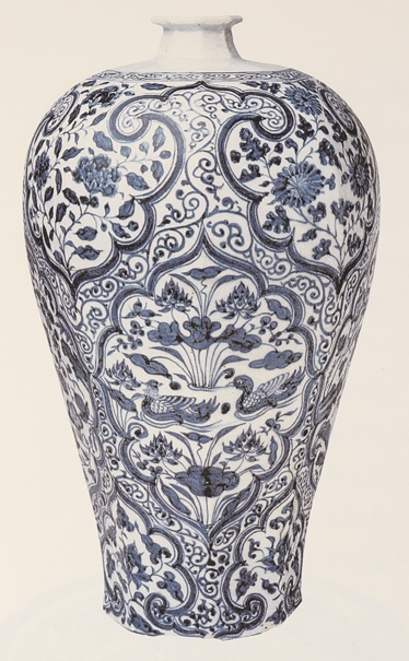 元 青花莲池水禽纹瓶
土耳其托普卡帕皇宫藏
