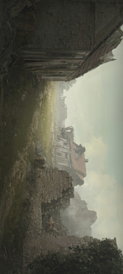 插画壁纸-重返未来1999-行在漫漫长路上-唯美景致3