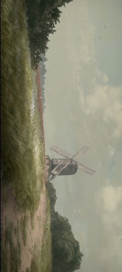 插画壁纸-重返未来1999-行在漫漫长路上-唯美景致2