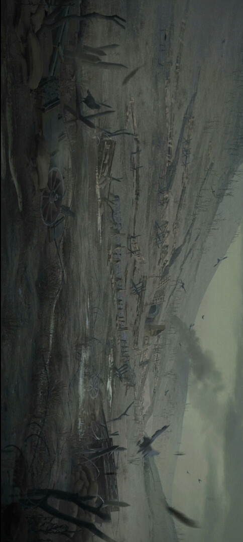 插画壁纸-重返未来1999-行在漫漫长路上-唯美景致3