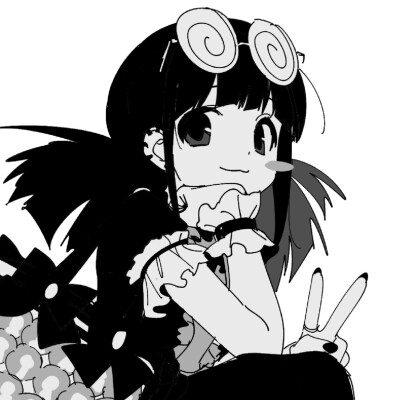 黑白漫画/女生头像