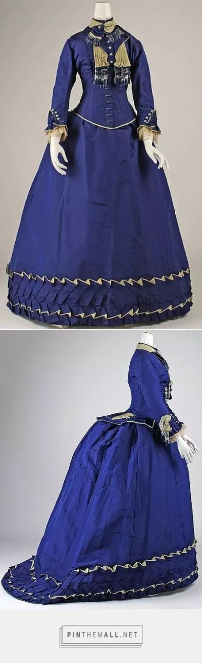 午后礼服约1874年法文