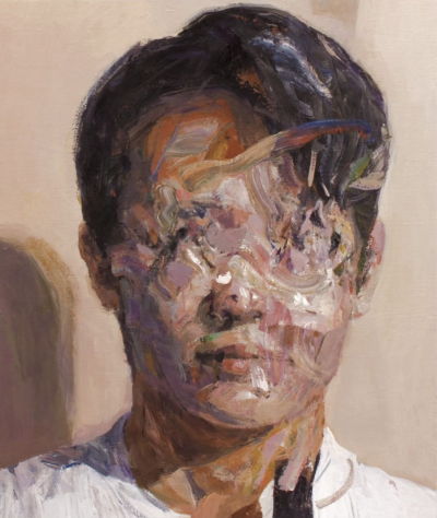 三輪瑛士是一位出生于1993年的日本当代画家，来自爱知县名古屋市。他的艺术实践聚焦于视觉信息的接收与处理过程，探讨观察者与对象之间的多重“距离” 。