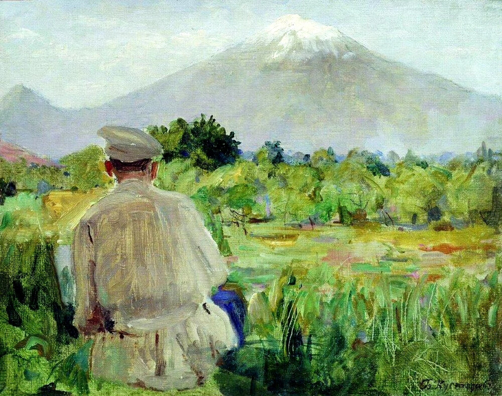 在山麓
俄罗斯画家Boris Kustodiev ​​​
