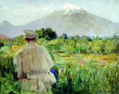 在山麓
俄罗斯画家Boris Kustodiev ​​​
