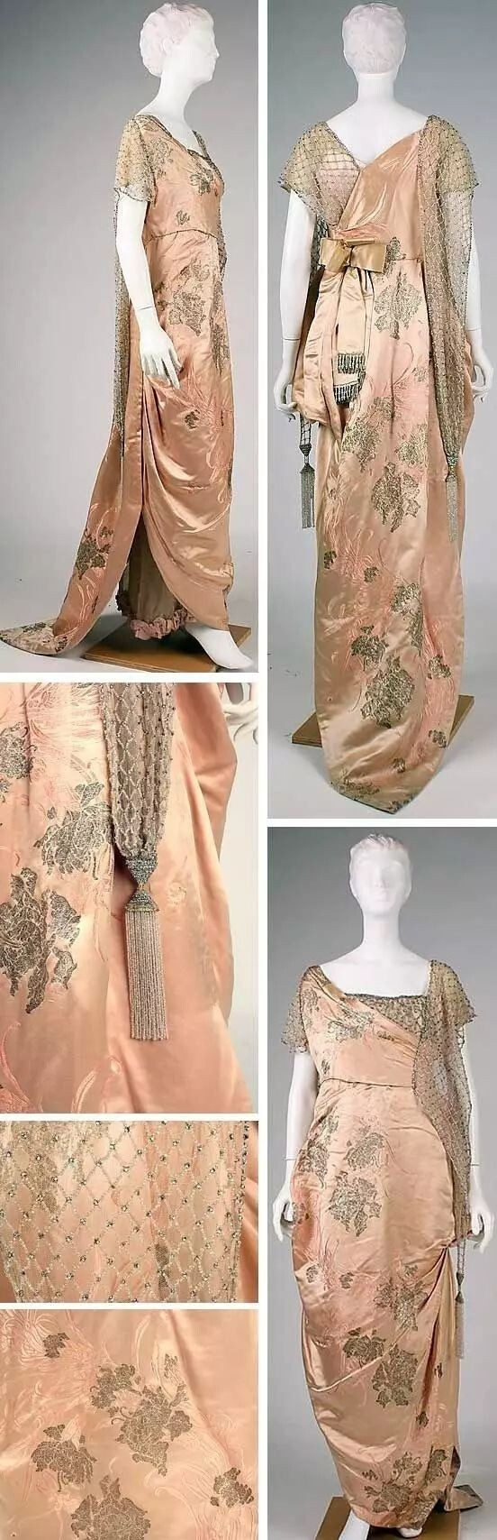晚礼服，沃思之家，1914年。丝绸。大都会艺术博物馆: