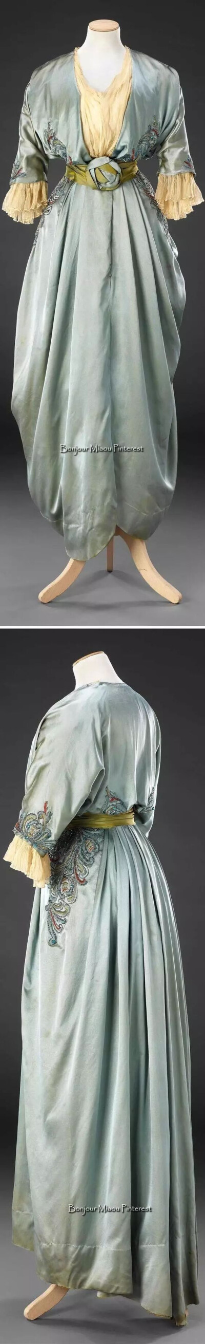 晚礼服，沃思之家，1914年。丝绸。大都会艺术博物馆: