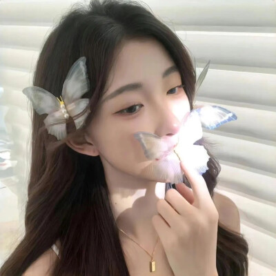蝴蝶系女头像