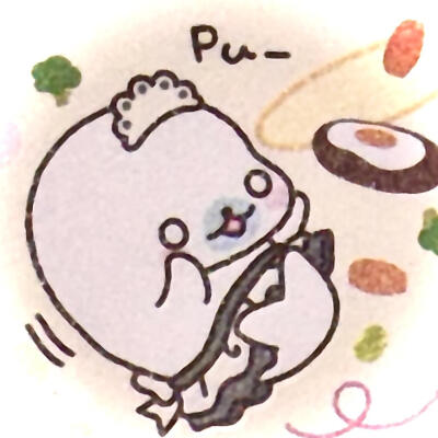 可爱豆芝麻海豹