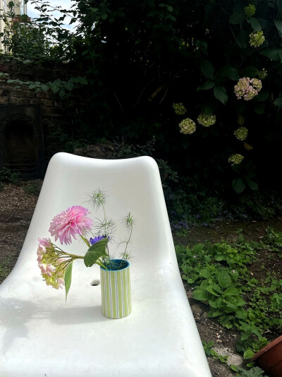 日常
蛋糕，花朵，草莓酱