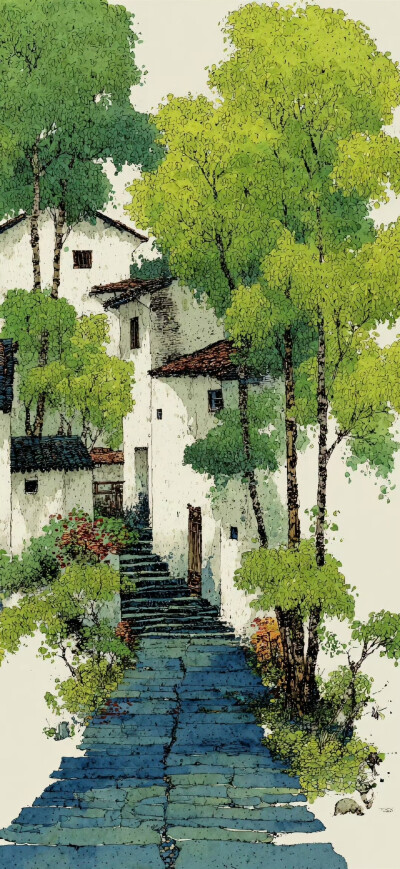 水墨风景画