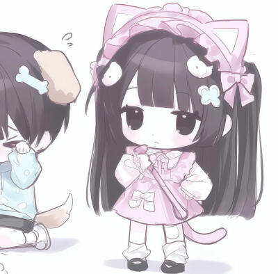 动漫情侣头像ai