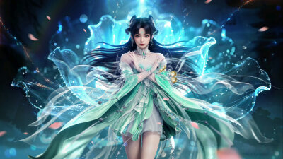 碧瑶｜绿色系是女神～