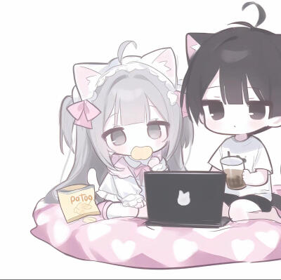 动漫情侣头像ai
