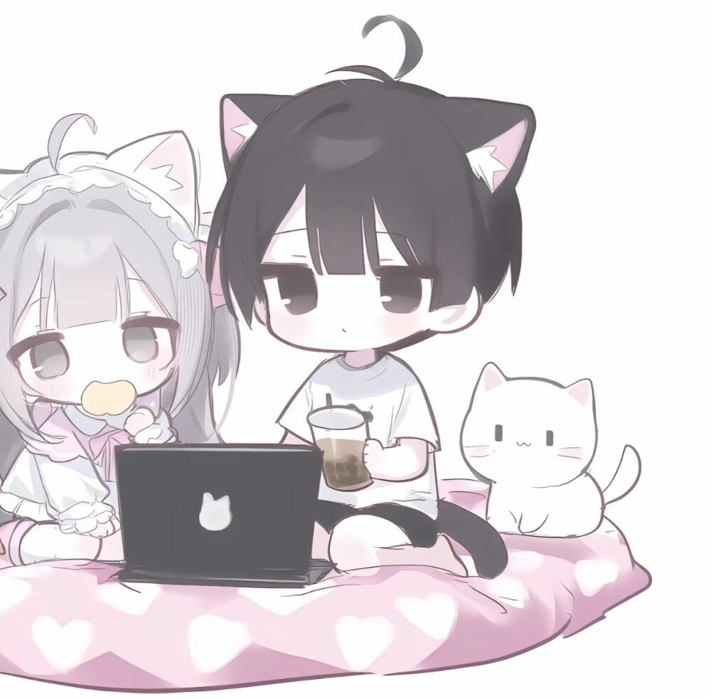 动漫情侣头像ai