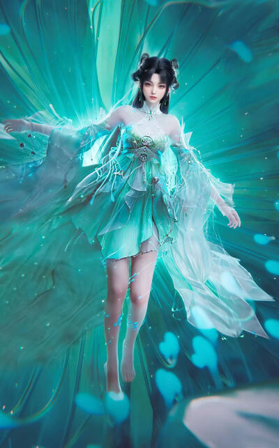 碧瑶｜绿色系是女神～