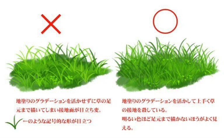 草的画法