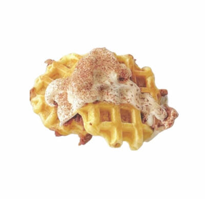 华夫饼白底头像