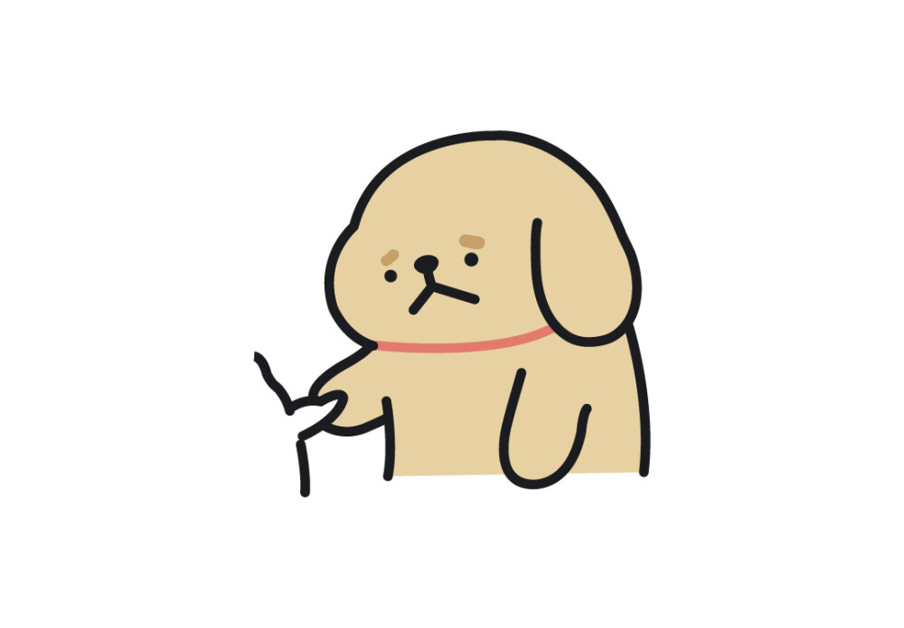 线条小狗