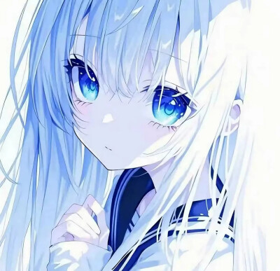 蓝色女漫