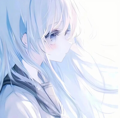 蓝色女漫