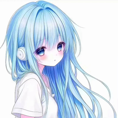 蓝色女漫