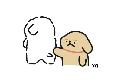 线条小狗