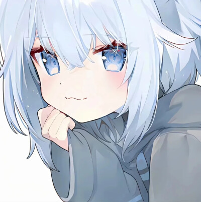 蓝色女漫