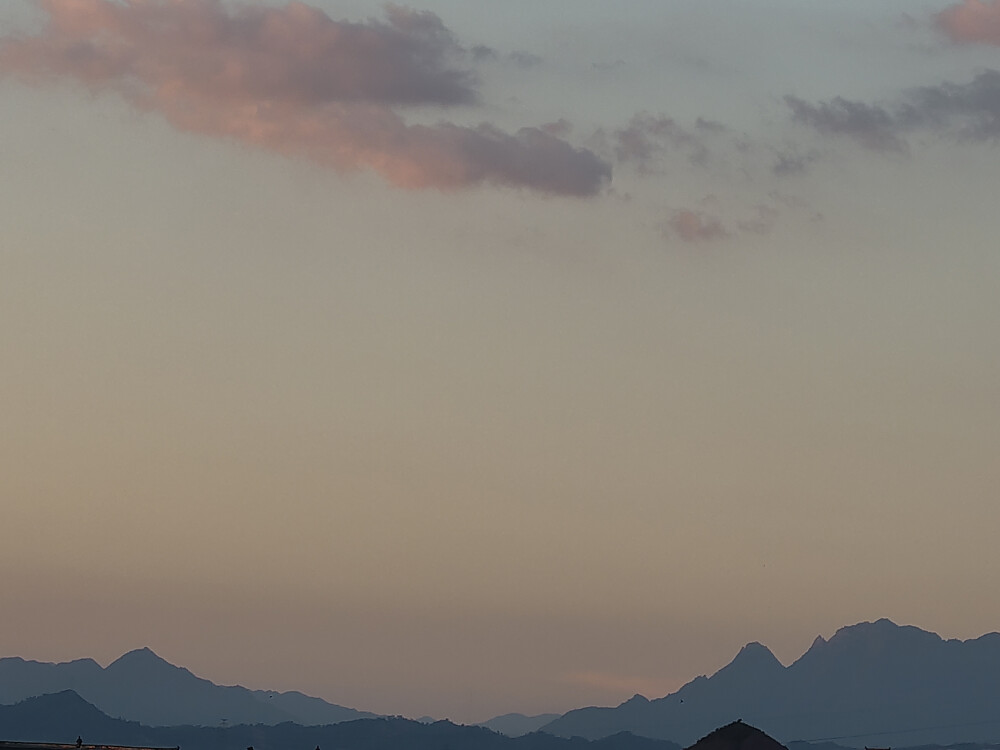 晚霞