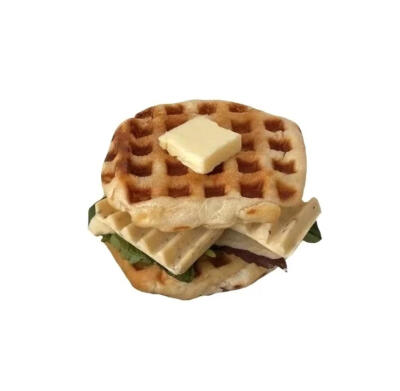 华夫饼白底头像