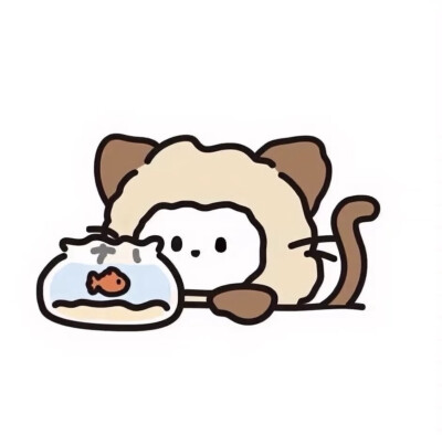 可爱猫咪卡通头像