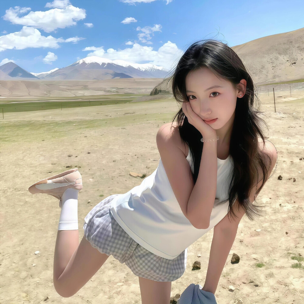 阳光氛围感明媚女头