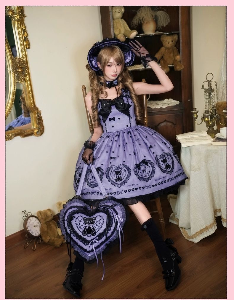 最近被ag家这套小裙子种草了，黑紫色也太美貌了吧